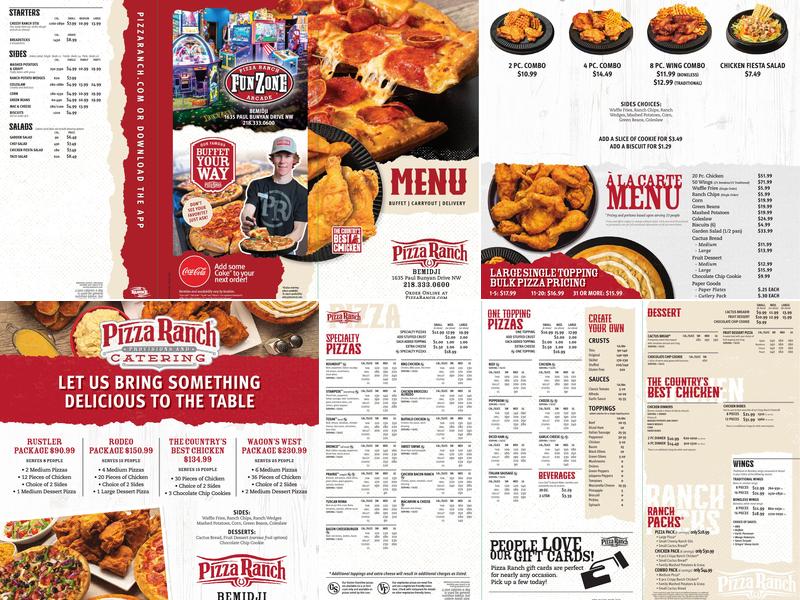 Pizza Ranch Menu