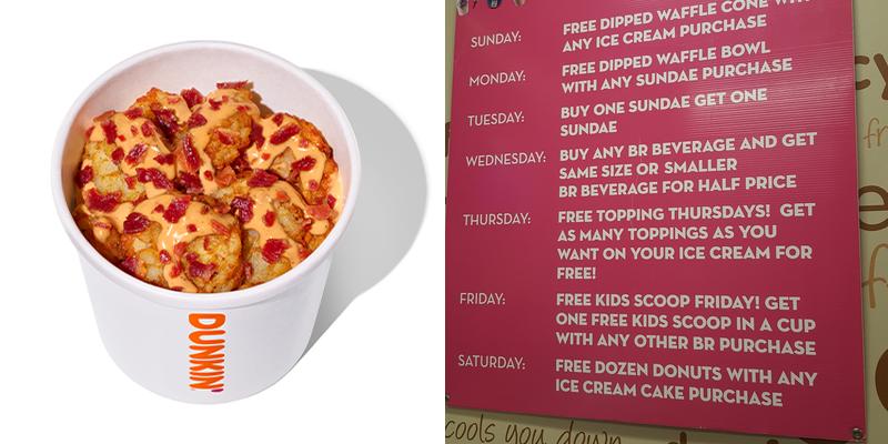 Dunkin' Menu