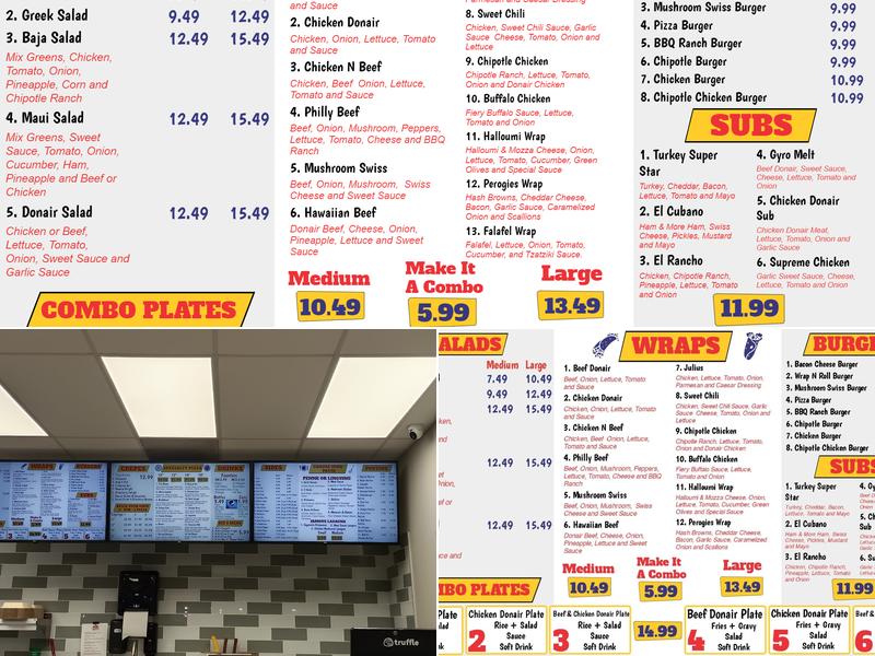 Wrap N Roll Menu