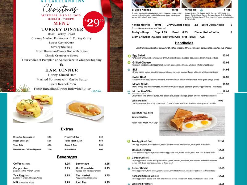 Bridges Café Menu