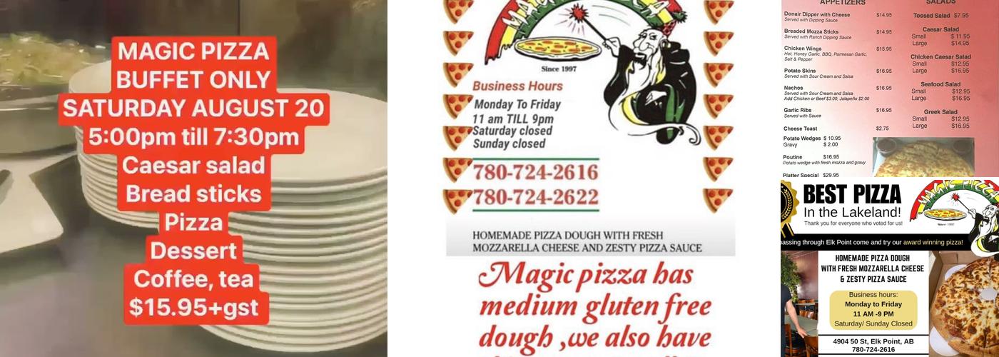 Magic Pizza Since 1997 LTD Menu