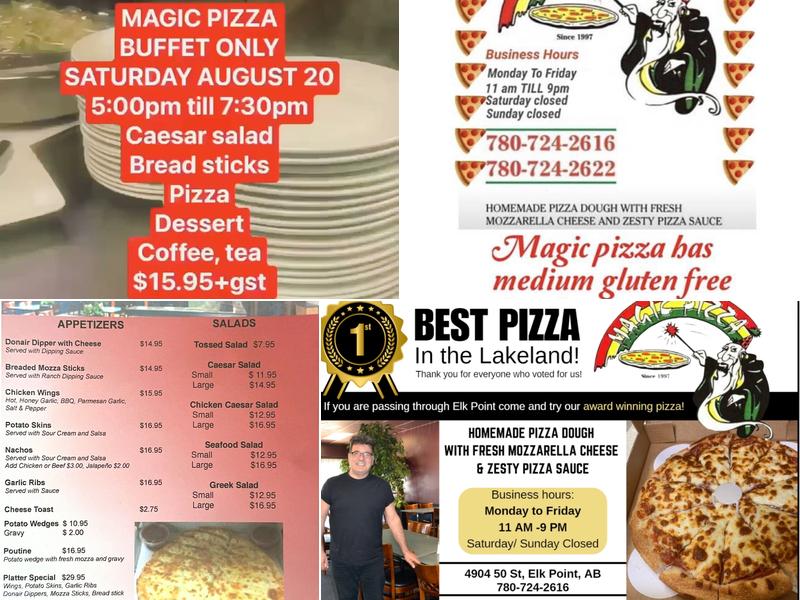 Magic Pizza Since 1997 LTD Menu