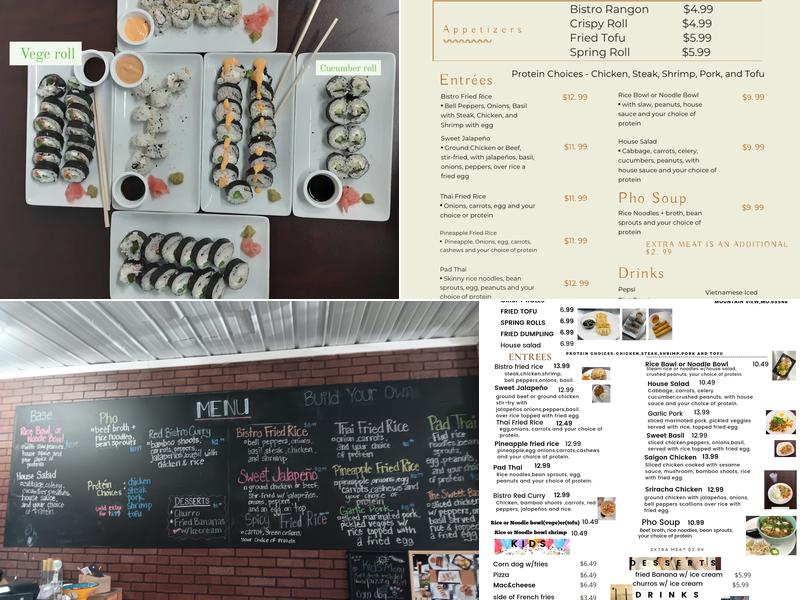 Bistro fried rice Menu