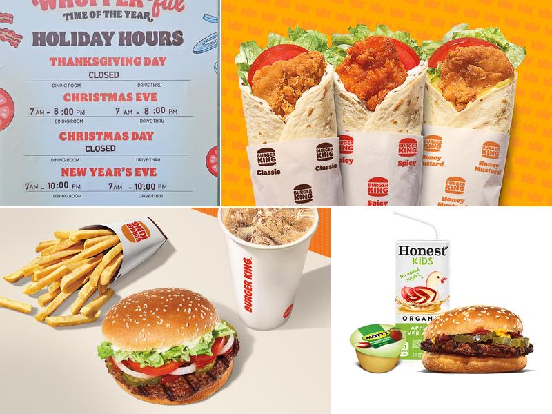 Burger King Menu