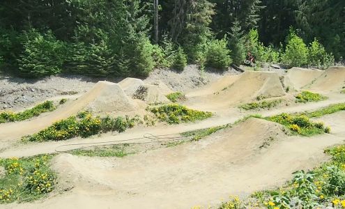 Fitzsimmons Creek bike skills park Pemberton