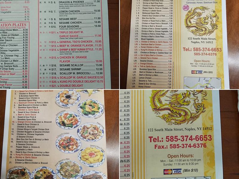 China City Menu