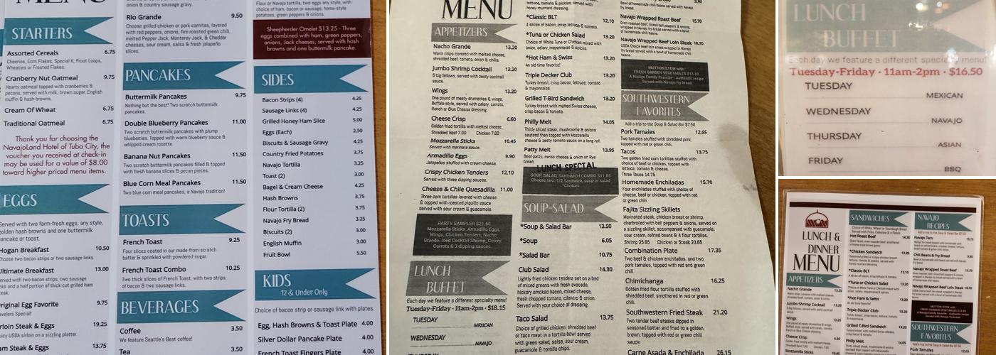 Hogan Restaurant Menu