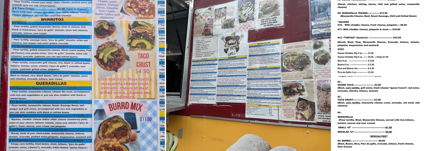 Mr Tacos Grill Pensacola Menu