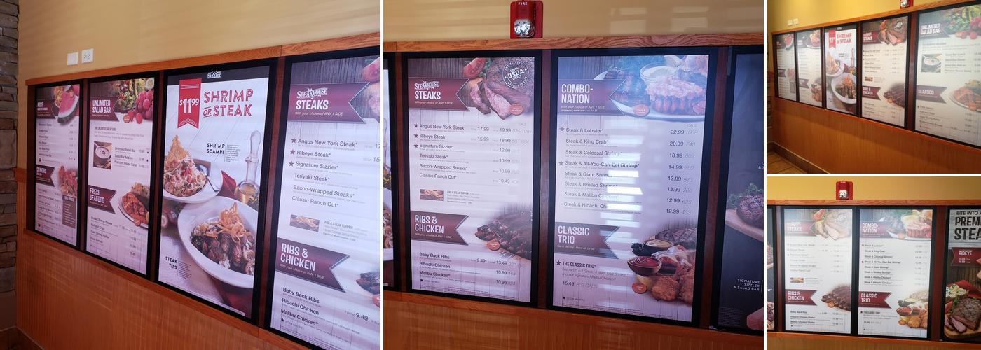 Sizzler Menu