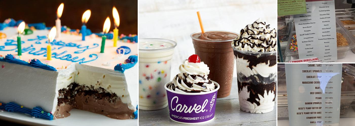 Carvel Menu