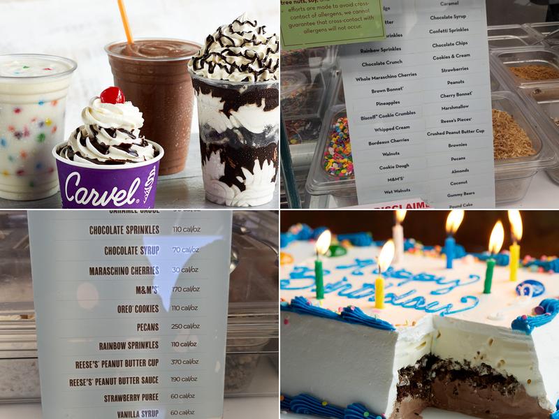 Carvel Menu