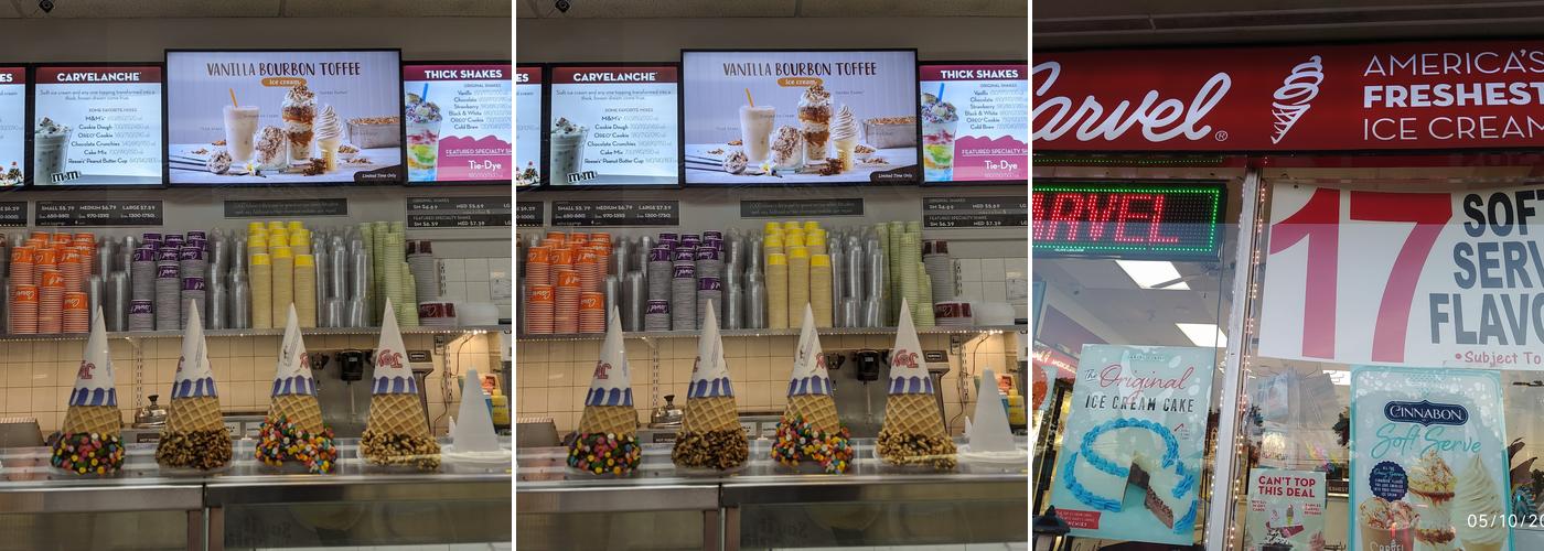 Carvel Menu