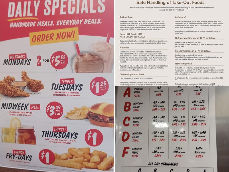 Jack's Menu