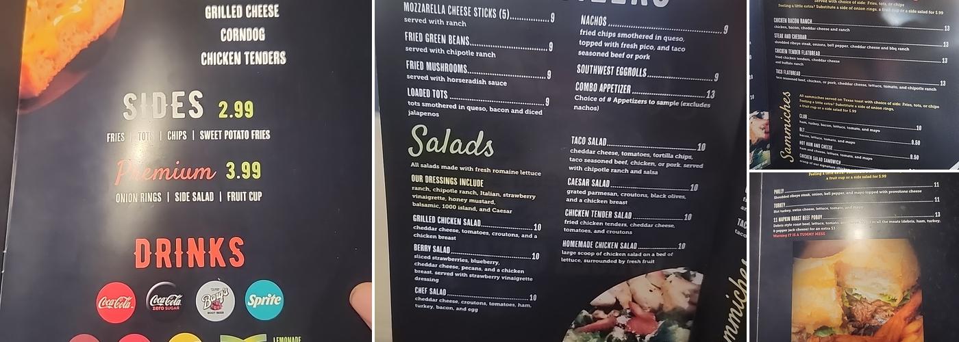 Jo-el's Menu