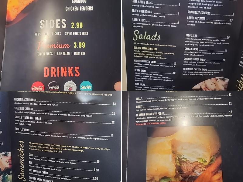 Jo-el's Menu