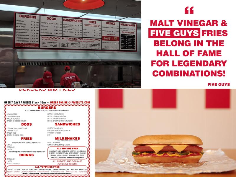 Five Guys Menu