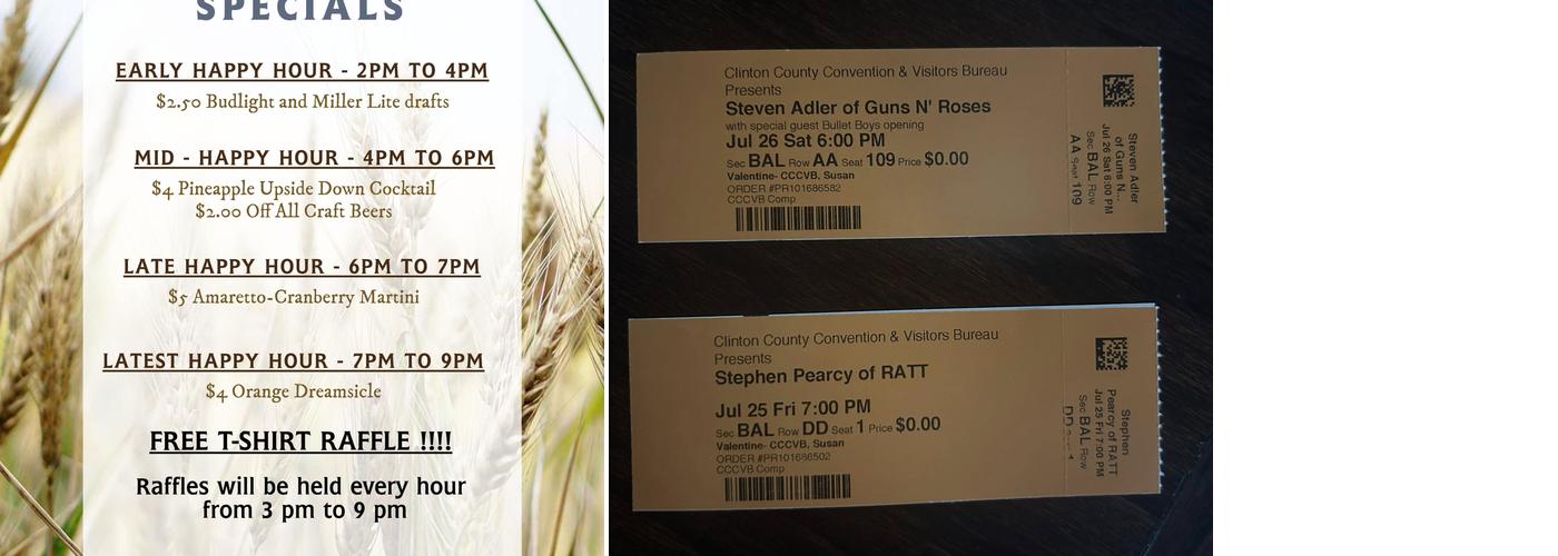 Ole Town Tavern Menu