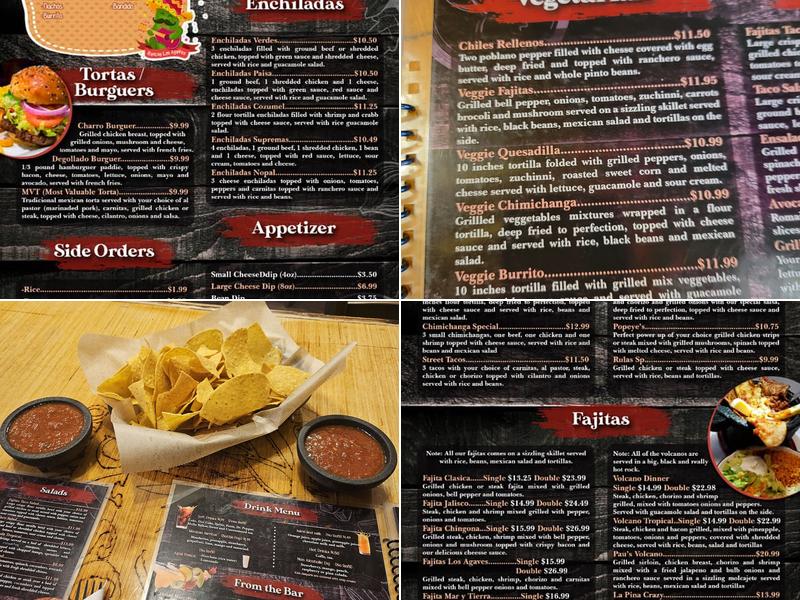 Rancho Los Agaves Menu