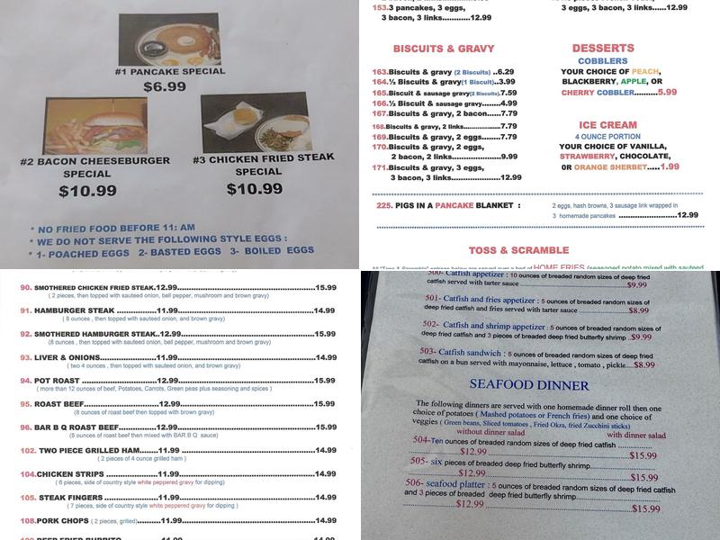 Stack Restaurant Menu