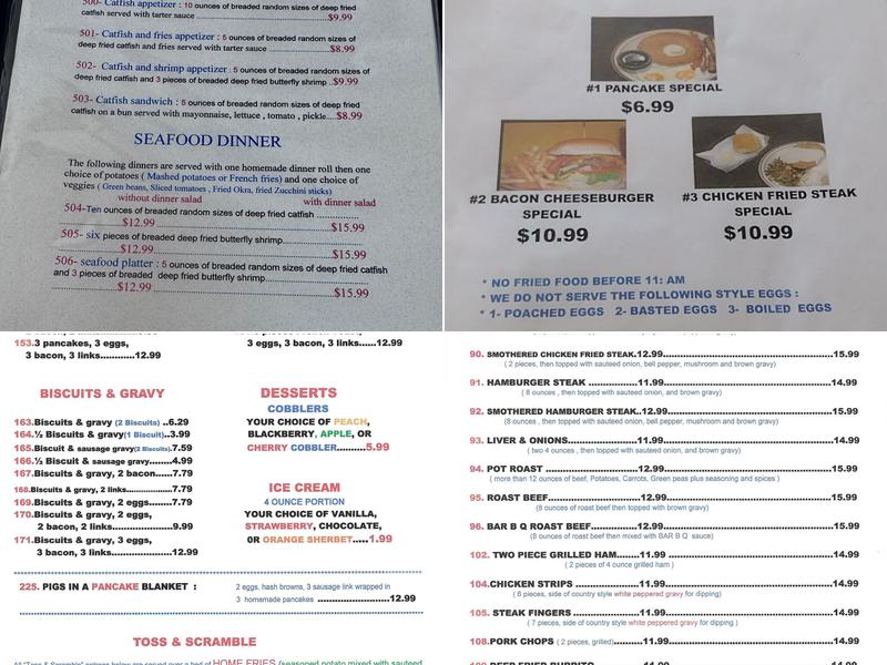 Stack Restaurant Menu