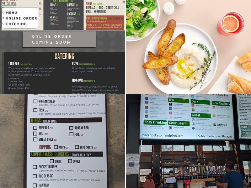 Backpocket Pin and Pixel Menu