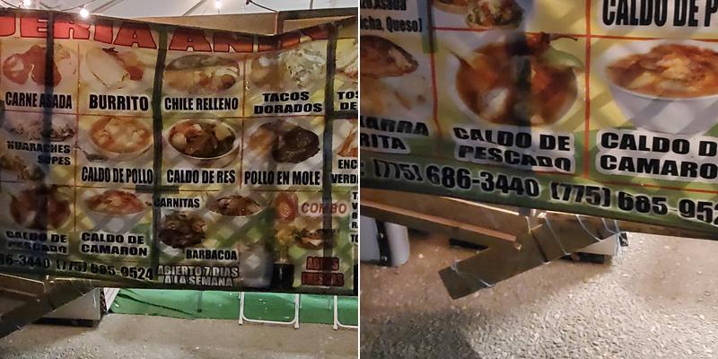 Antojitos La Botana Menu