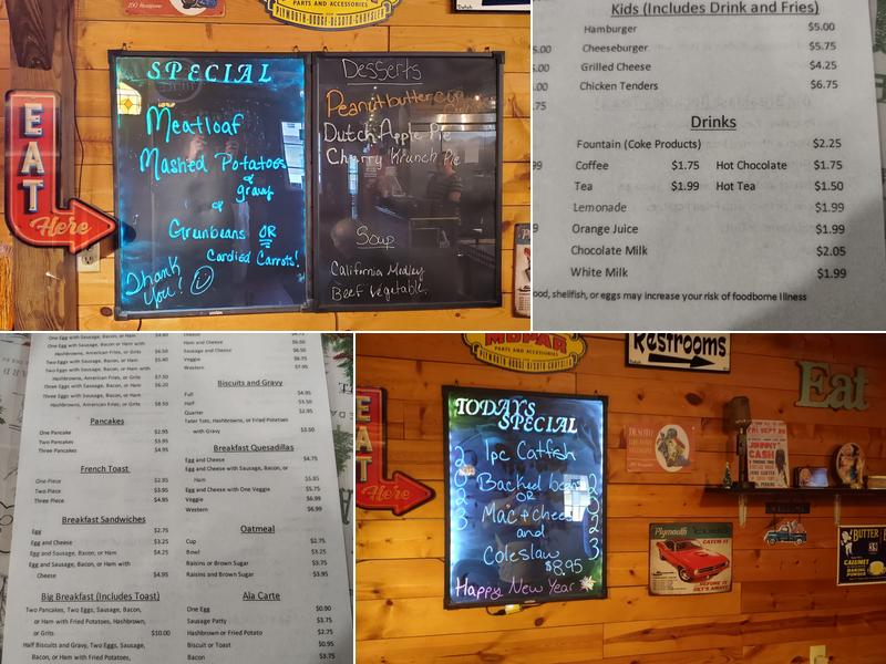 Old 41 Diner - Veedersburg, IN Menu