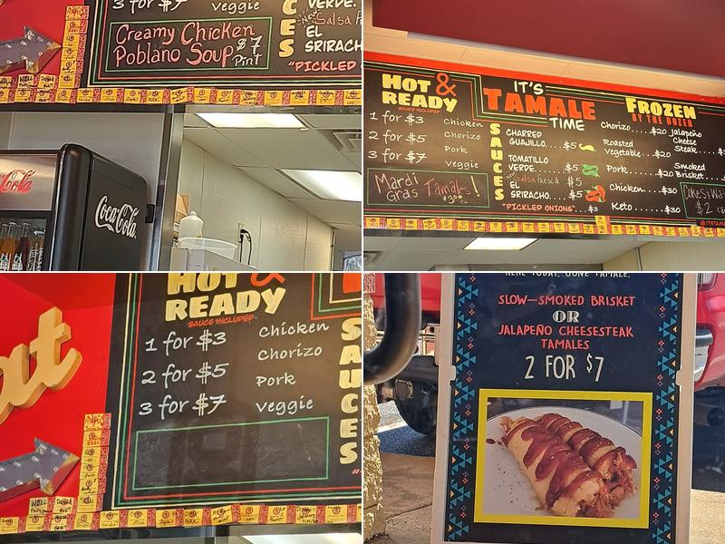 It’s Tamale Time Menu