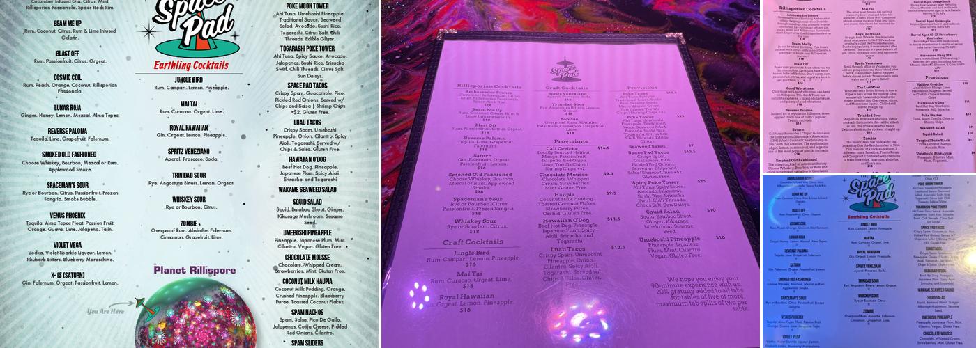 The Space Pad Menu