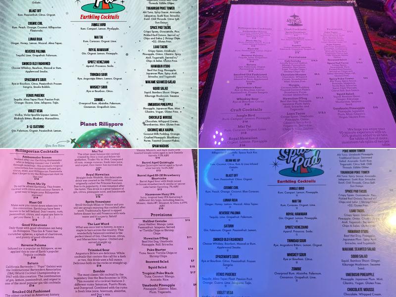 The Space Pad Menu