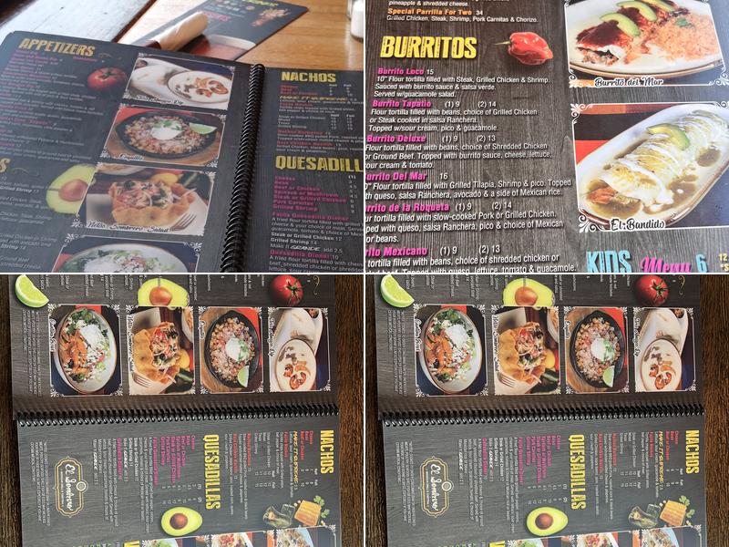 El Sombrero Mex Grill & Cantina Menu