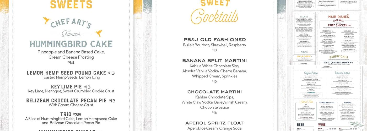 Chef Art Smith’s Reunion Menu