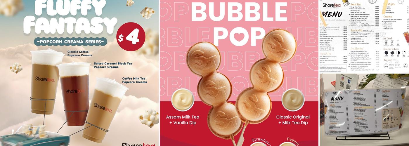 Sharetea Menu