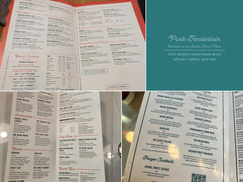 Salted Melon Market & Eatery Menu