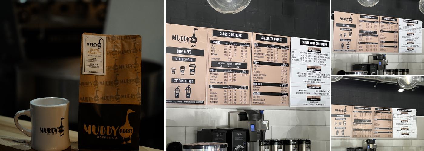 MUDDY GOOSE COFFEE CO. Menu