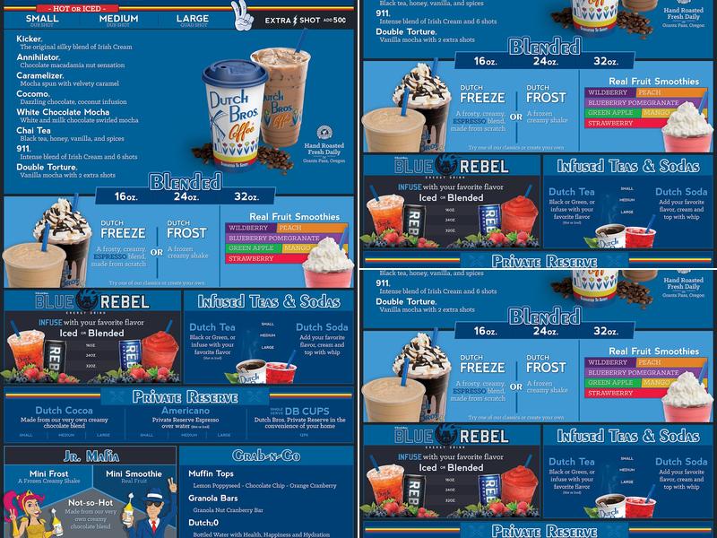 Dutch Bros Coffee Menu