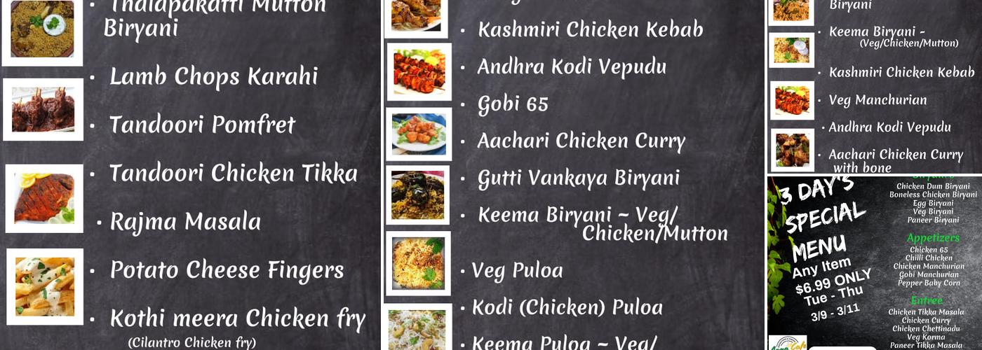 Apna Cafe Menu