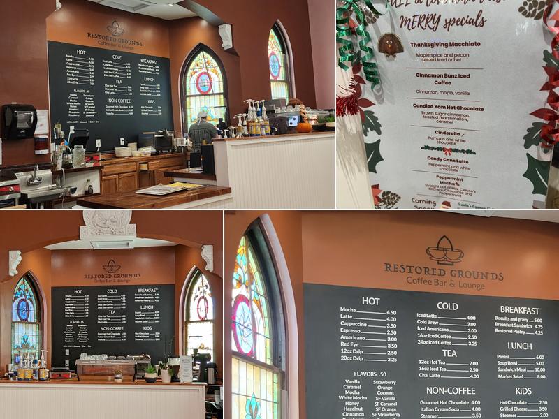 Restored grounds Menu