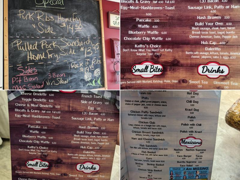 Kathy's Kitchen Menu
