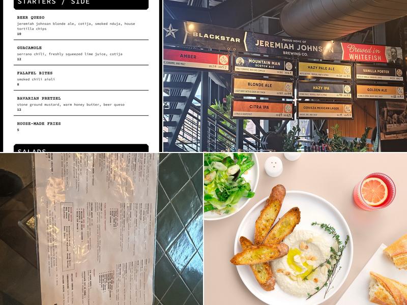 Blackstar BrewPub Menu