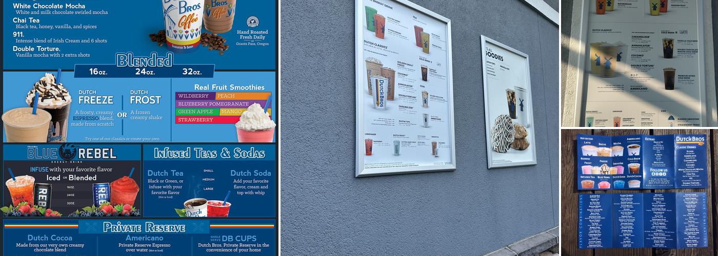 Dutch Bros Coffee Menu