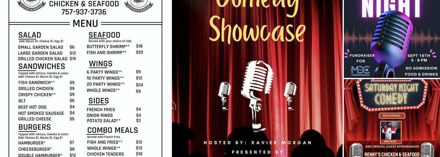 Renny's Chicken & Seafood Menu