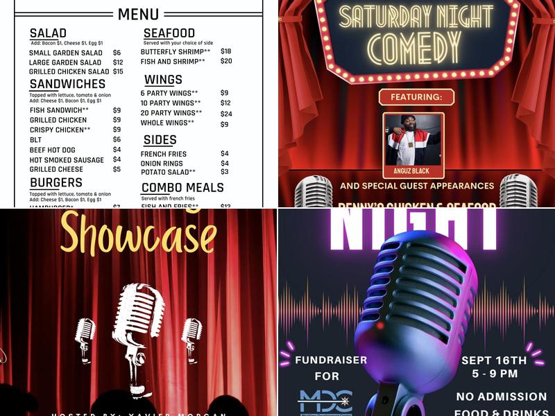 Renny's Chicken & Seafood Menu