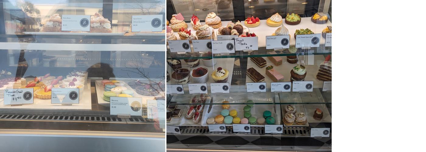 La Roux Patisserie Menu