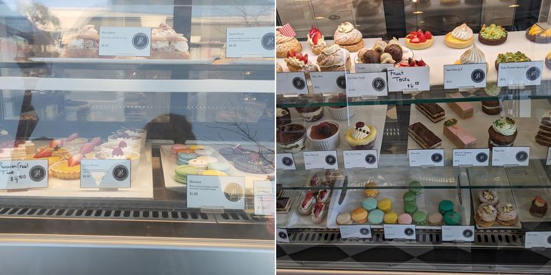 La Roux Patisserie Menu