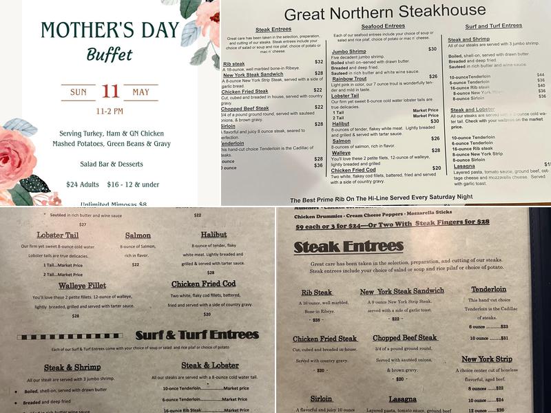 GN Hotel and Lounge Menu