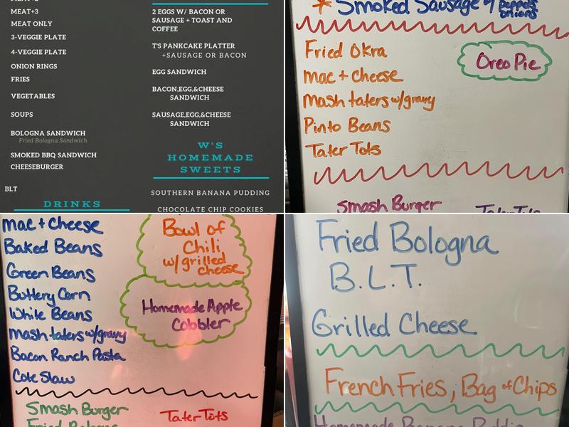 TW's Kitchen Menu