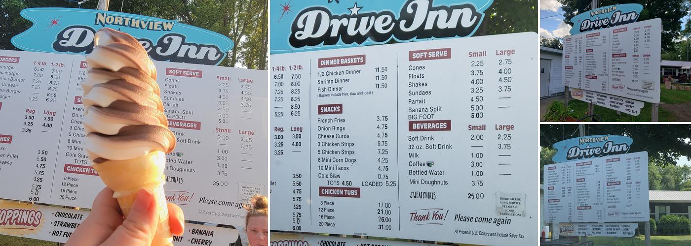 Northview Drive Inn Menu