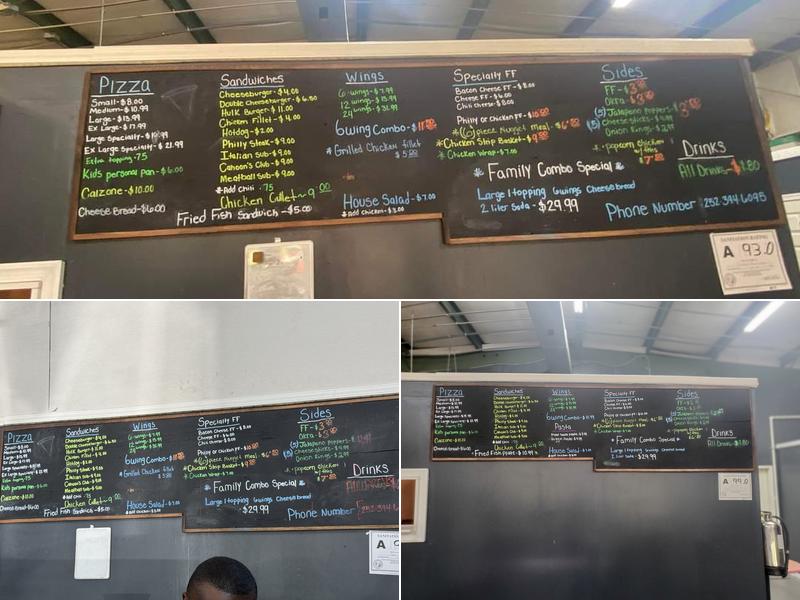 Cahoon's Pizza & Wings Menu