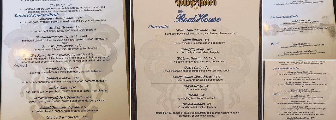 The Boathouse4 Menu